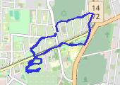 Trasa z dnia 2017-05-14 09:10 - mapa trasy gps - bieganie