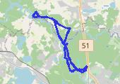 Trasa z dnia 2017-05-14 09:38 - mapa trasy gps - bieganie