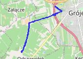 Trasa z dnia 2017-05-15 17:21 - mapa trasy gps - rower trekkingowy