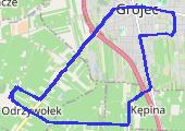 Trasa z dnia 2017-05-15 20:29 - mapa trasy gps - rower trekkingowy