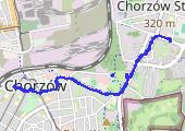 Trasa z dnia 2017-04-26 17:59 - mapa trasy gps - marsz