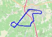 Trasa z dnia 2017-05-18 20:01 - mapa trasy gps - rower trekkingowy