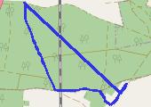 Bi las do ambony luz - mapa trasy gps - bieganie