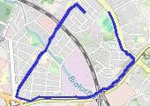 Trasa z dnia 2017-05-19 20:53 - mapa trasy gps - bieganie