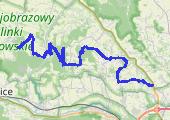 Dawna granica zaborów (1) - mapa trasy gps - wędrówka