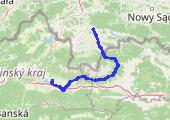 Trasa z dnia 2017-05-22 18:48 - mapa trasy gps - rower trekkingowy