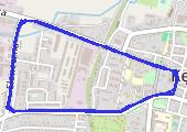 Trasa z dnia 2017-05-22 23:00 - mapa trasy gps - bieganie
