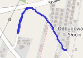 Trasa z dnia 2017-05-23 20:46 - mapa trasy gps - bieganie