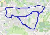 Trasa z dnia 2017-05-24 21:24 - mapa trasy gps - bieganie