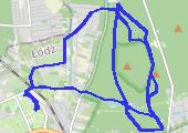 Trasa z dnia 2017-05-25 19:36 - mapa trasy gps - rower miejski