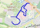 Trasa z dnia 2017-05-27 18:20 - mapa trasy gps - rower górski