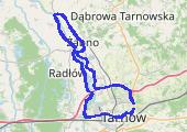 Velo Dunajec 2 i pierwszy prom z M. - mapa trasy gps - rower trekkingowy