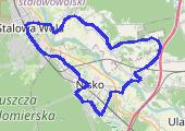 Trasa z dnia 2017-05-31 18:46 - mapa trasy gps - rower trekkingowy