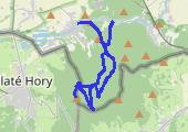 Gwarkowa Perć, Biskupia Kopa i Skały Karliki - mapa trasy gps - marsz