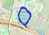 bieganie 12 czerwca 2013 - mapa trasy gps - bieganie