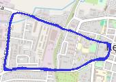 Trasa z dnia 2017-06-04 22:30 - mapa trasy gps - bieganie