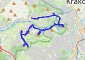 Zakrzówek-Pychowice-Kostrze - mapa trasy gps - wędrówka