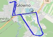 Trasa z dnia 2017-06-05 19:03 - mapa trasy gps - rower trekkingowy