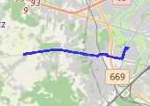 rozbieganie - mapa trasy gps - bieganie
