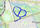 Trasa z dnia 2017-06-08 19:12 - mapa trasy gps - marsz