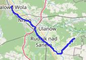 Trasa z dnia 2017-06-09 18:46 - mapa trasy gps - rower trekkingowy