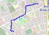 Trasa z dnia 2017-06-10 11:55 - mapa trasy gps - marsz