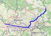 Trasa z dnia 2017-06-10 14:11 - mapa trasy gps - pociąg