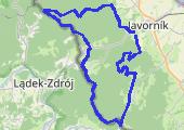 Rychlebska 50 - mapa trasy gps - marsz