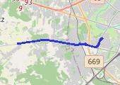 rozbieganie - mapa trasy gps - bieganie