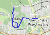 Trasa z dnia 2017-06-12 22:08 - mapa trasy gps - bieganie
