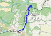 Biwak na Pazurku (1) - mapa trasy gps - wędrówka