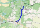 Biwak na Pazurku (2) - mapa trasy gps - wędrówka