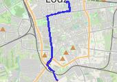Trasa z dnia 2017-06-12 22:20 - mapa trasy gps - rower szosowy