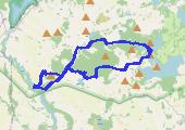 lekkie rozbieganie - mapa trasy gps - bieganie