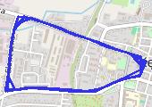 Trasa z dnia 2017-06-17 23:25 - mapa trasy gps - bieganie