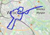 PKO Nocy Wrocław Półmaraton 2017-06-17 - mapa trasy gps - bieganie