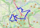 Tyniec i okolice - mapa trasy gps - wędrówka