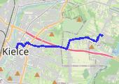 Trasa z dnia 2017-06-23 11:21 - mapa trasy gps - rower miejski