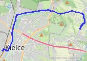 Trasa z dnia 2017-06-19 21:11 - mapa trasy gps - rower miejski