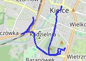 Trasa z dnia 2017-06-13 11:48 - mapa trasy gps - rower miejski