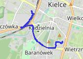 Trasa z dnia 2017-06-12 09:11 - mapa trasy gps - rower miejski