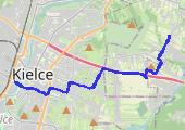 Trasa z dnia 2017-06-08 19:26 - mapa trasy gps - rower miejski