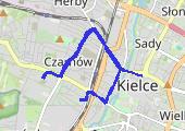 Trasa z dnia 2017-05-22 13:48 - mapa trasy gps - rower miejski