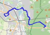 Trasa z dnia 2017-06-27 21:07 - mapa trasy gps - rower szosowy
