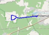 Wieczorny jogging - mapa trasy gps - bieganie