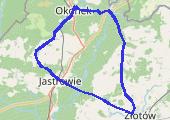 Trasa z dnia 2017-07-01 17:24 - mapa trasy gps - rower górski