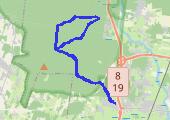 roztruchtanie po puszczy - mapa trasy gps - bieganie