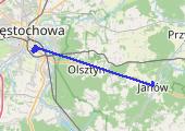 Trasa z dnia 2017-07-03 07:43 - mapa trasy gps - marsz