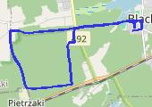 Wieczorny jogging - mapa trasy gps - bieganie