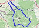 Trasa z dnia 2017-07-04 22:47 - mapa trasy gps - motocykl